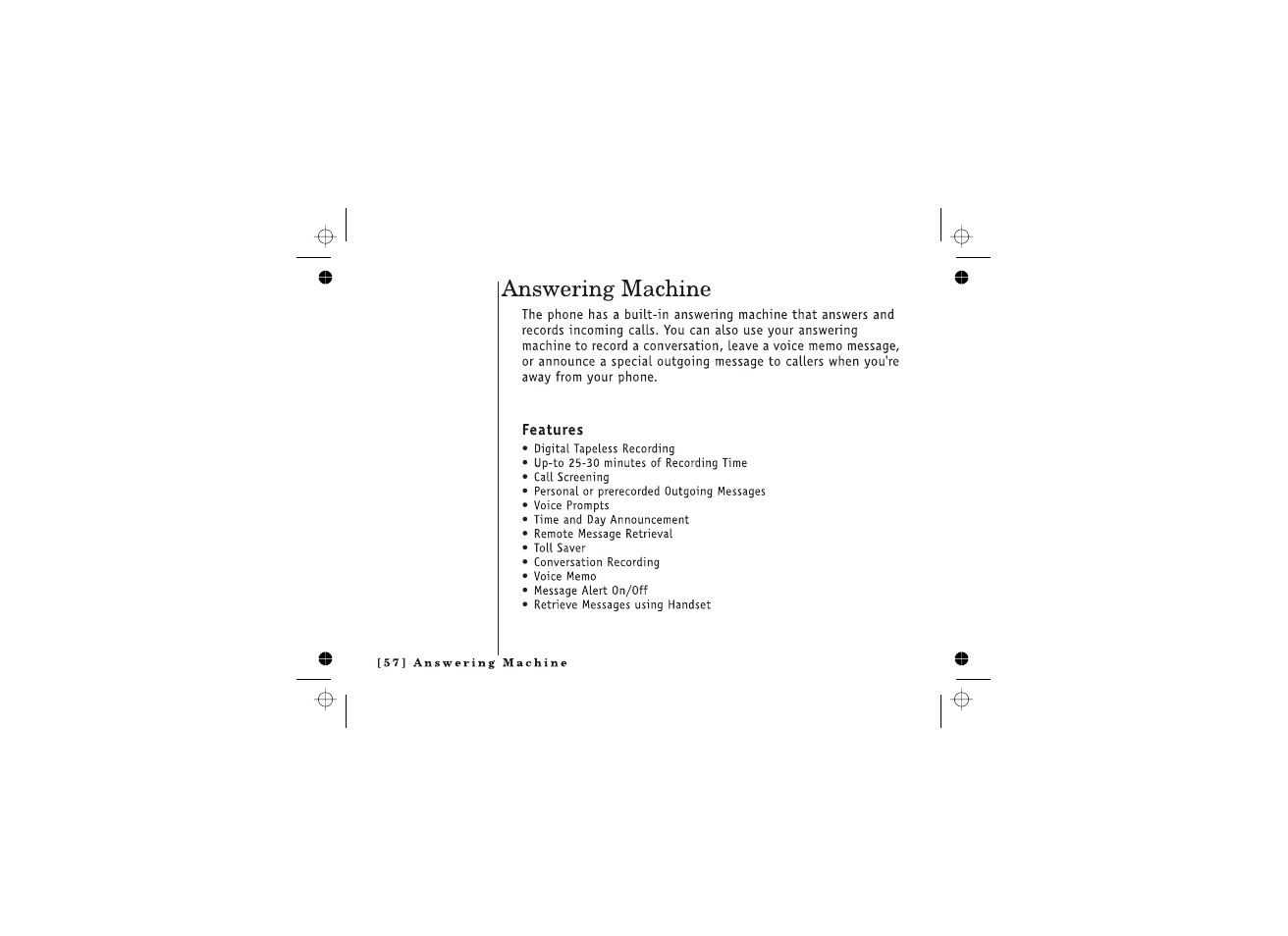 Uniden WDECT2385 User Manual | Page 58 / 92