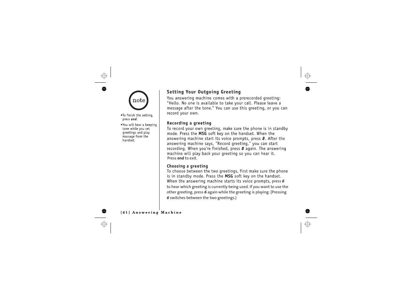 Uniden WDECT2385 User Manual | Page 62 / 92