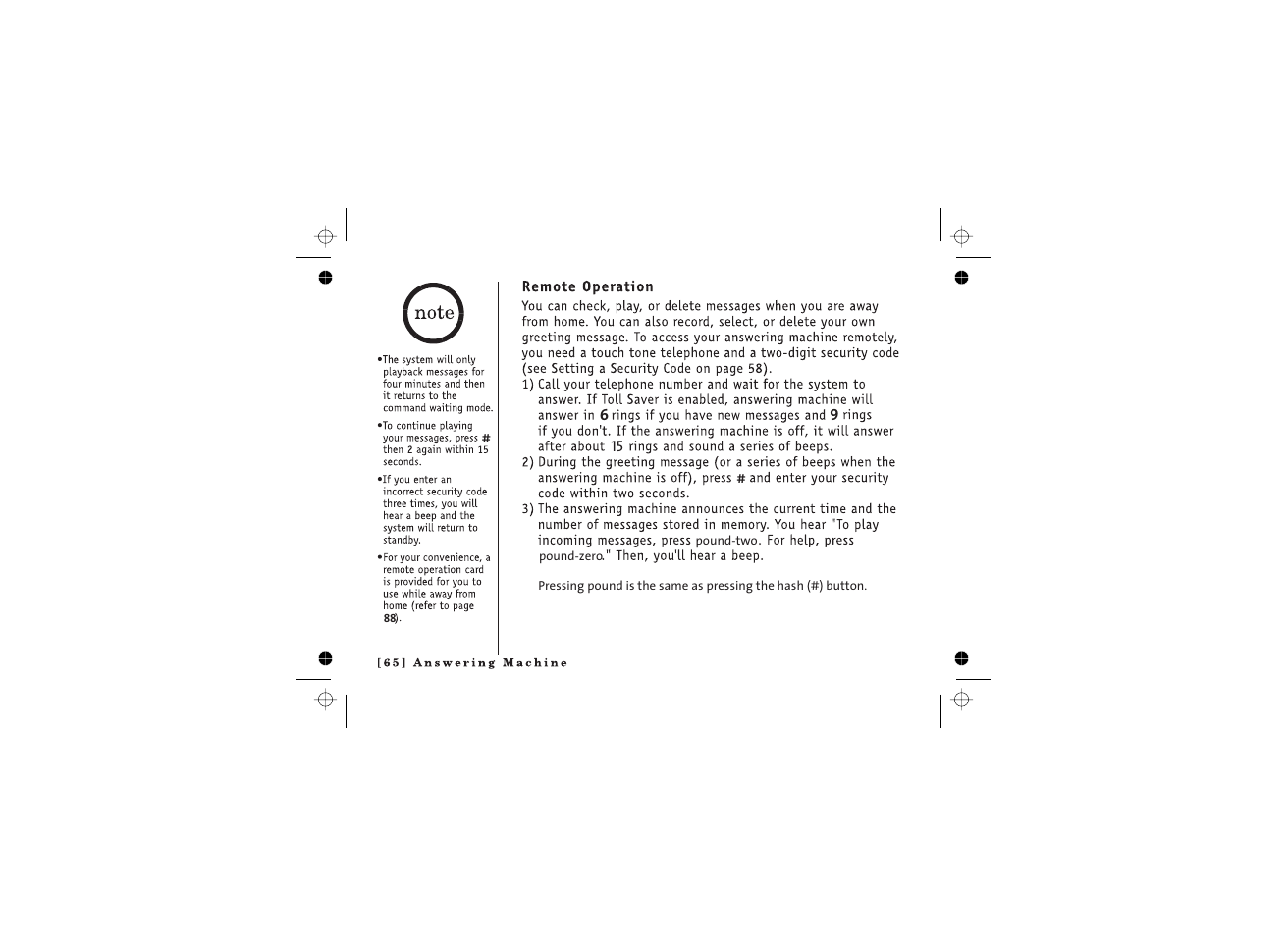 Uniden WDECT2385 User Manual | Page 66 / 92