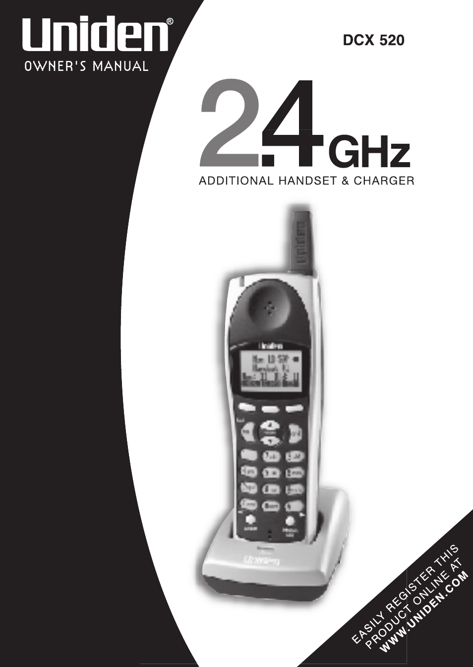 Uniden DCX520 User Manual | 8 pages
