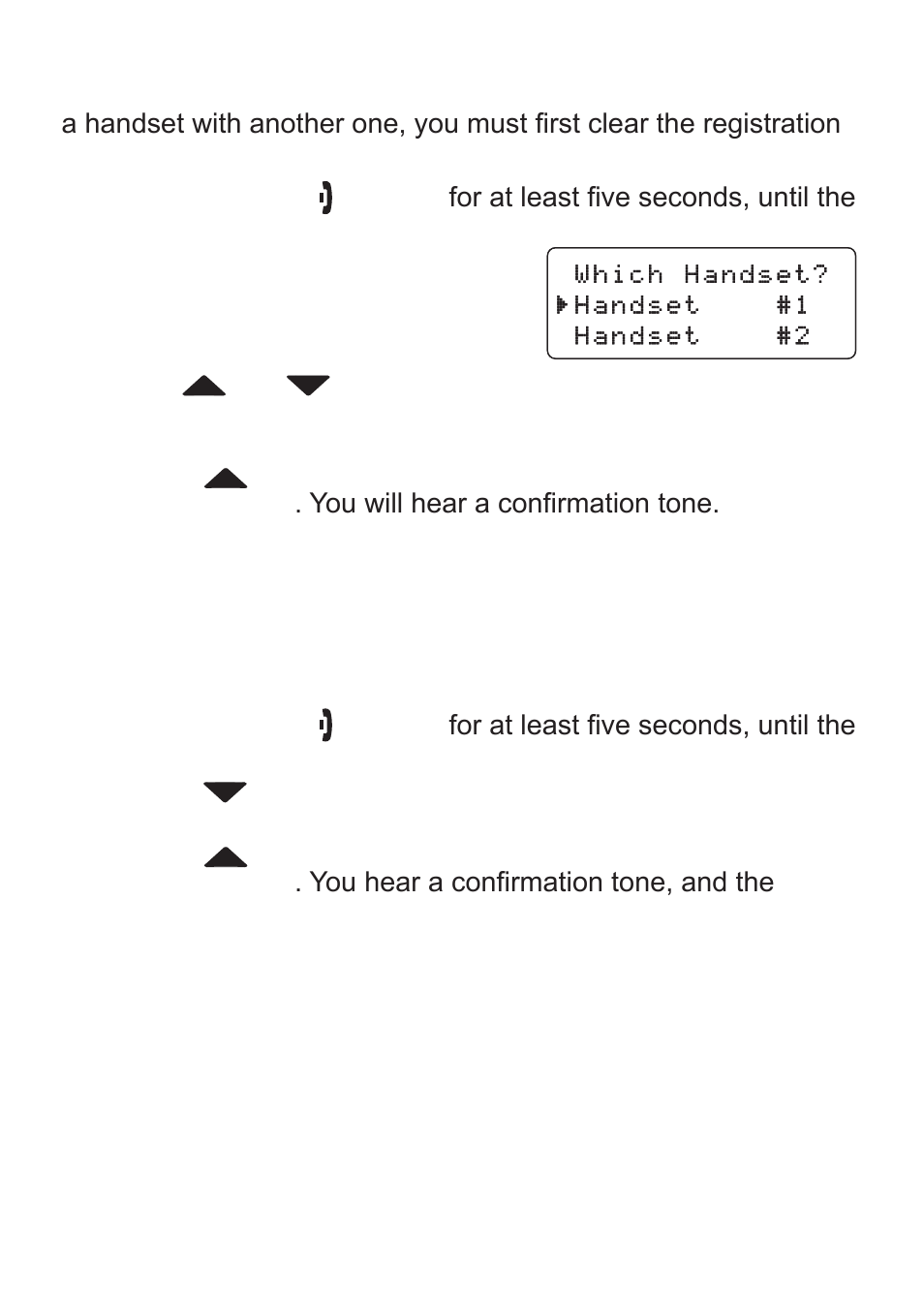 Resetting the handset, Resetting the handset without the base | Uniden TCX950 User Manual | Page 7 / 24