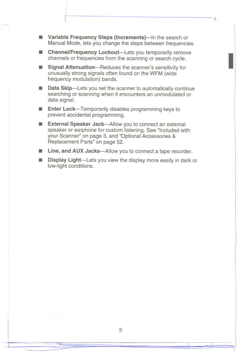 Uniden UBC9000XLT User Manual | Page 8 / 58
