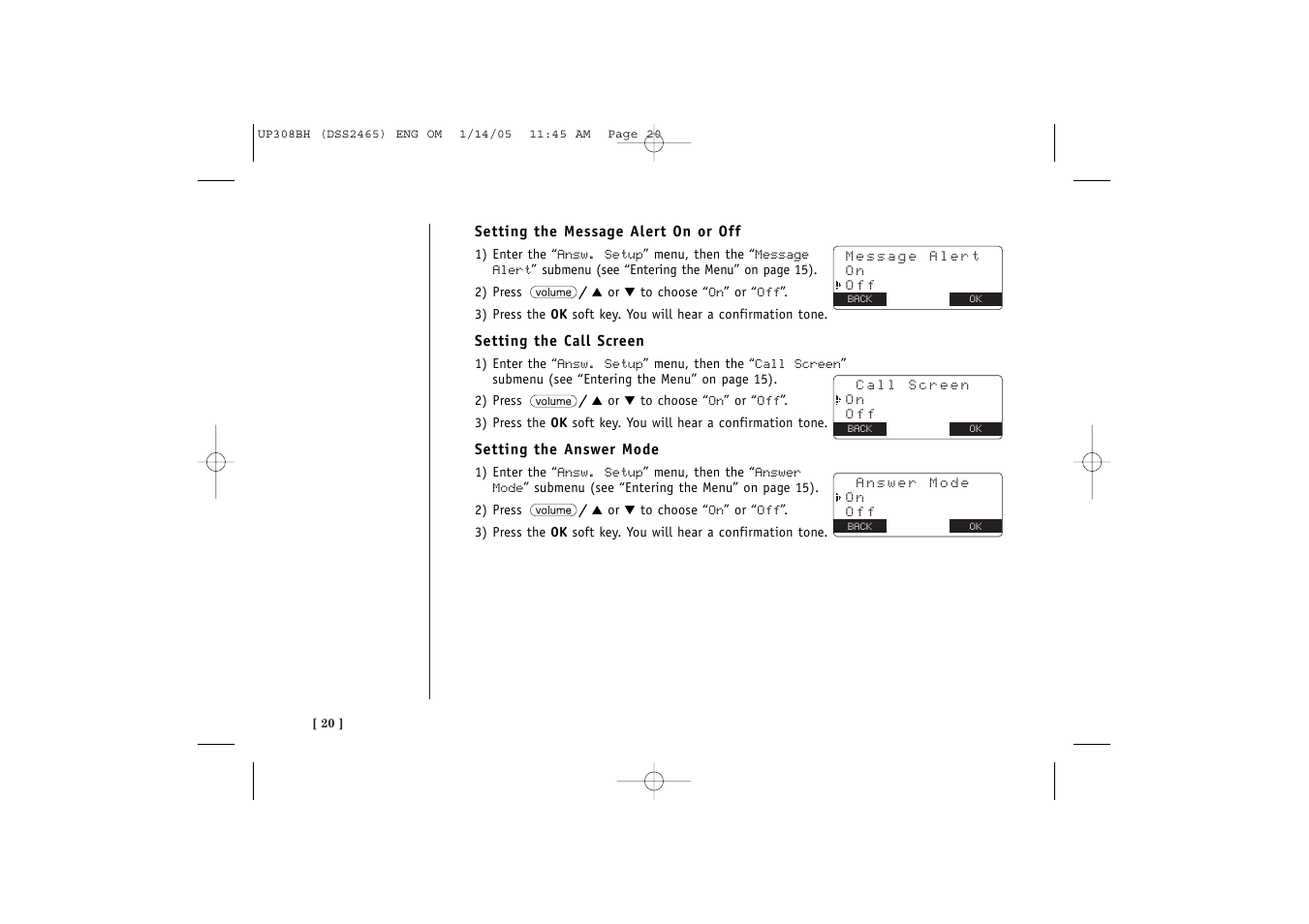 Uniden DSS 2455 User Manual | Page 26 / 76
