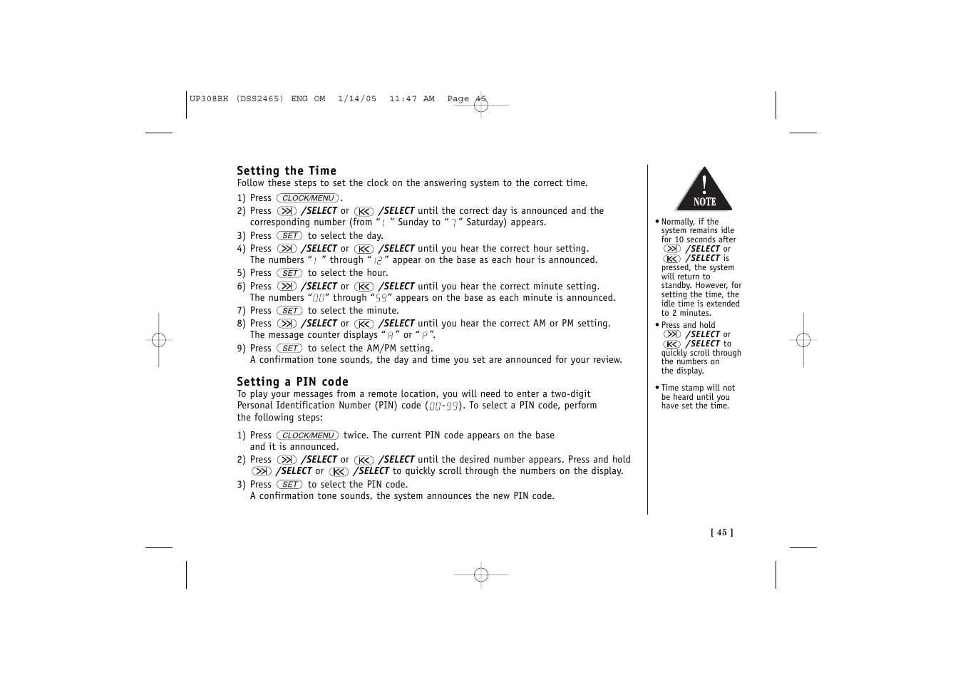 Uniden DSS 2455 User Manual | Page 51 / 76