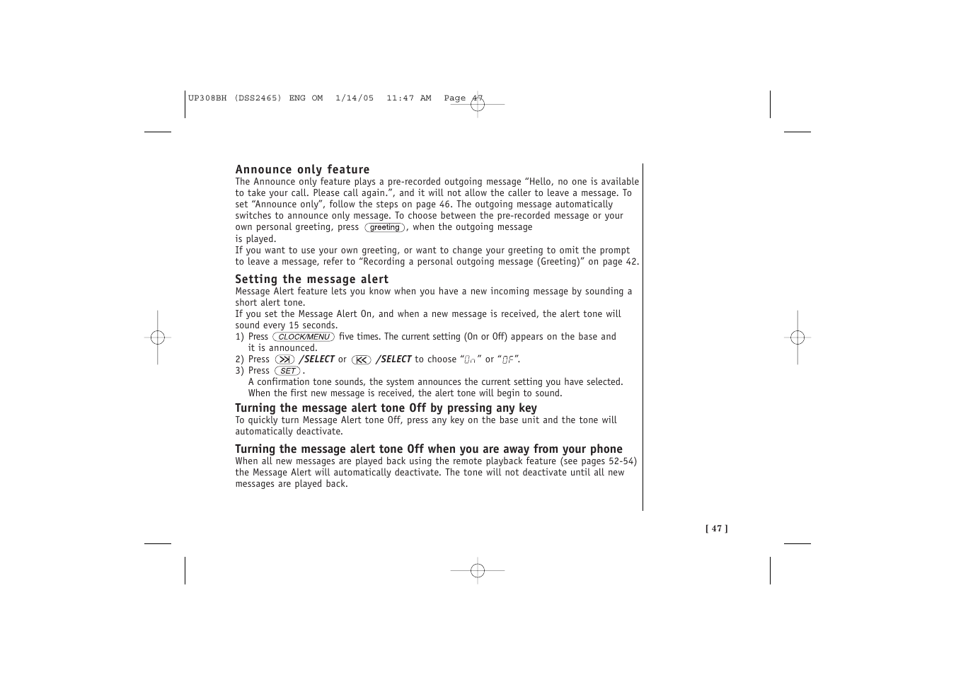Uniden DSS 2455 User Manual | Page 53 / 76