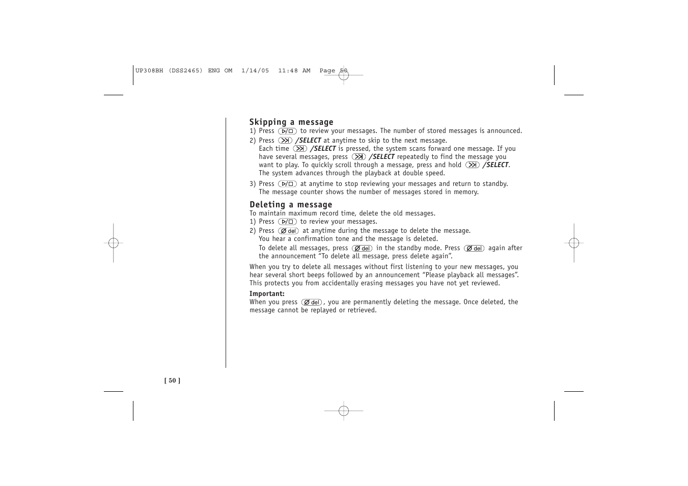Uniden DSS 2455 User Manual | Page 56 / 76