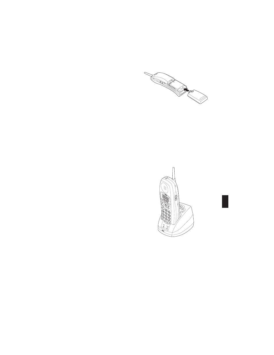 Charging the handset battery pack 19 | Uniden ANA 9710 User Manual | Page 25 / 46