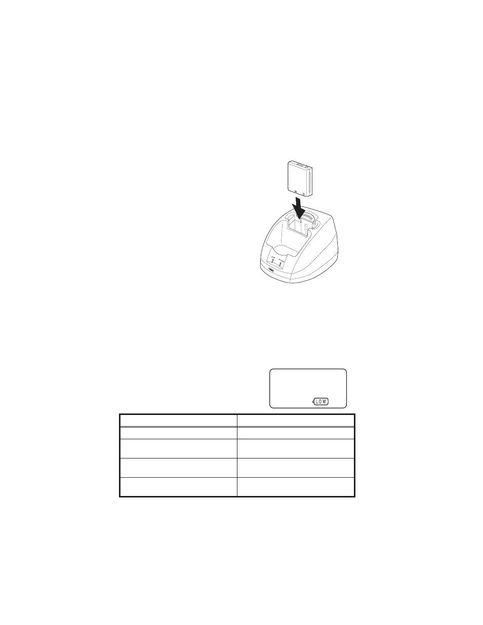 Charging spare battery packs 20, Low battery indicator 20, Charging spare battery packs | Low battery indicator | Uniden ANA 9710 User Manual | Page 26 / 46