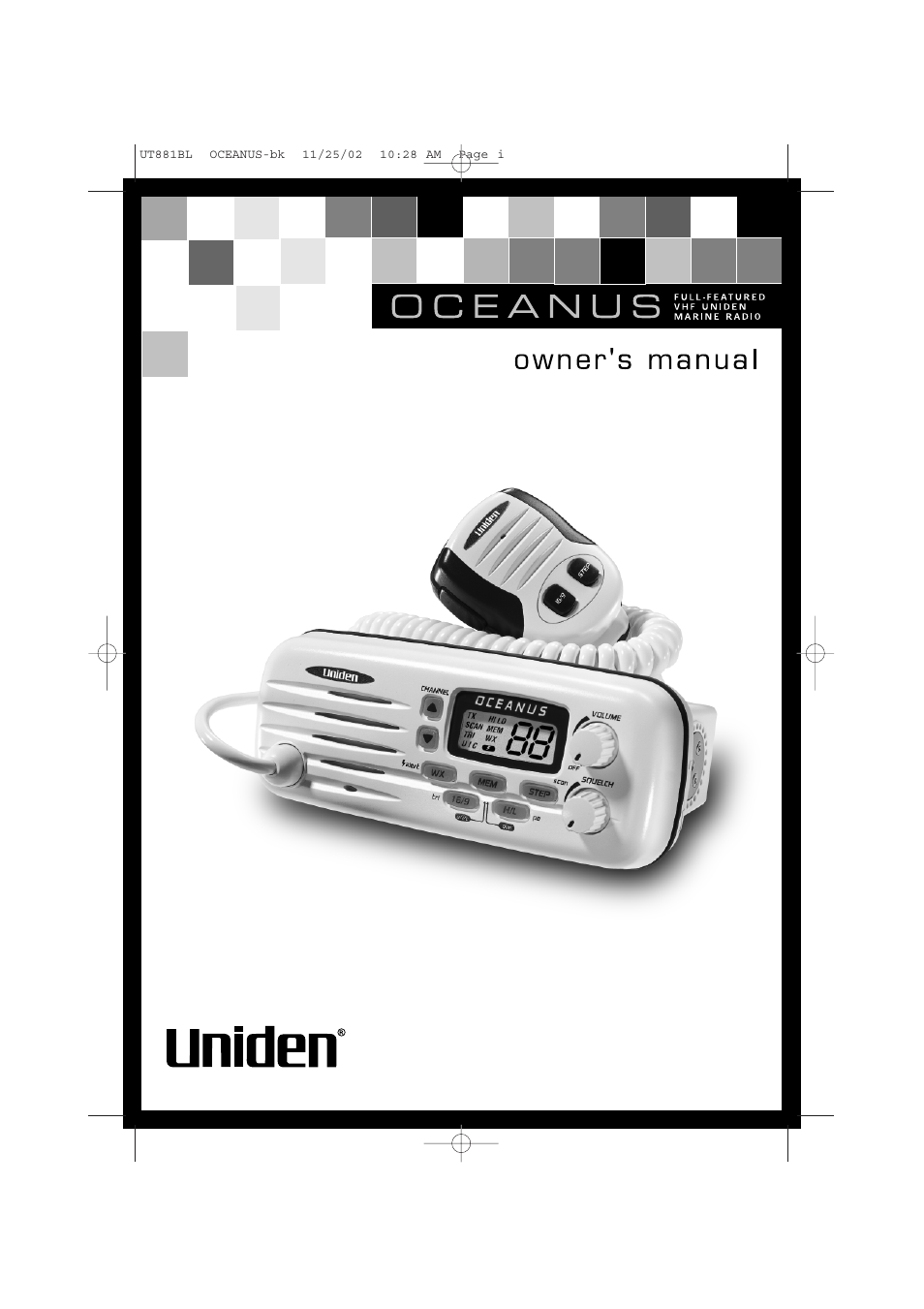 Uniden Marine Radio User Manual | 24 pages