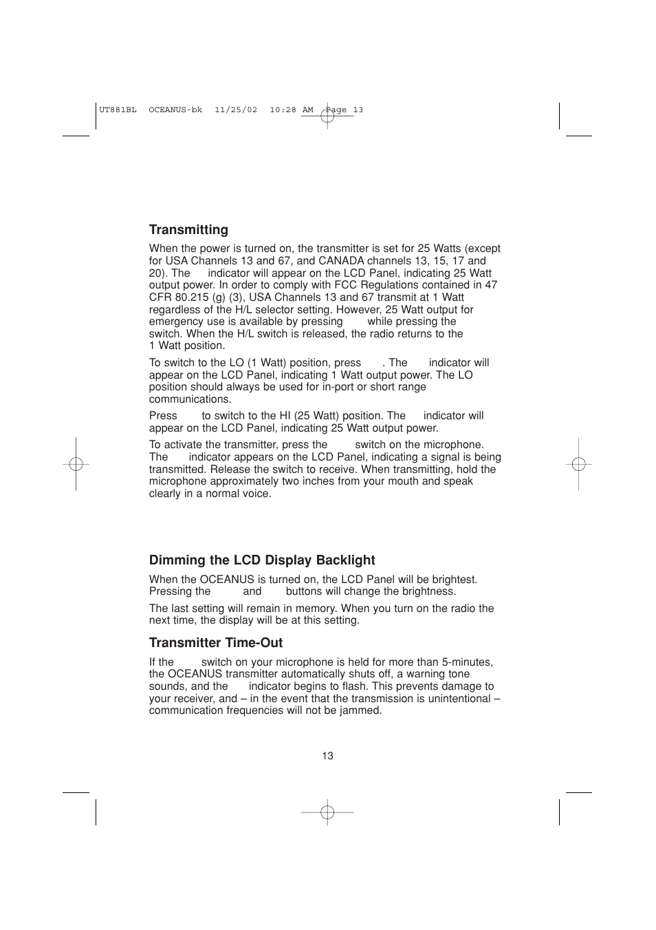 Uniden Marine Radio User Manual | Page 16 / 24