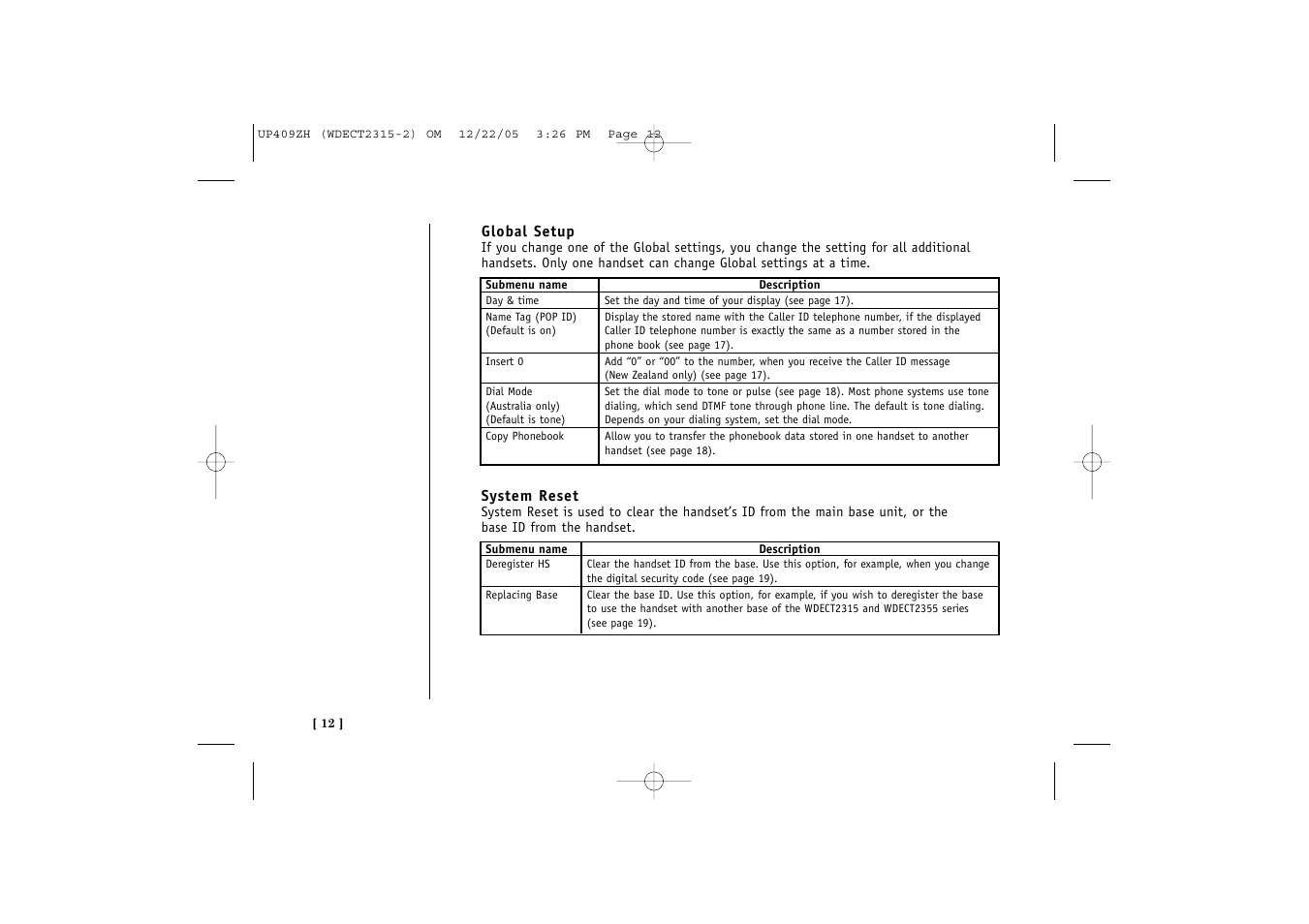 Uniden 2315+2 User Manual | Page 18 / 60