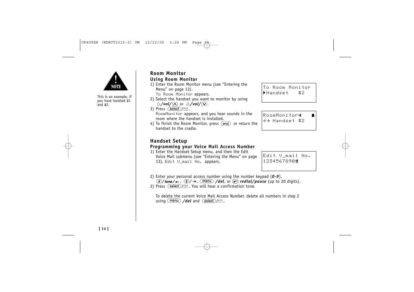 Uniden 2315+2 User Manual | Page 20 / 60