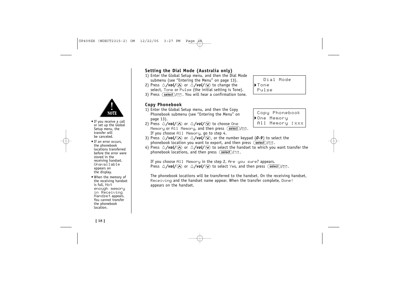 Uniden 2315+2 User Manual | Page 24 / 60