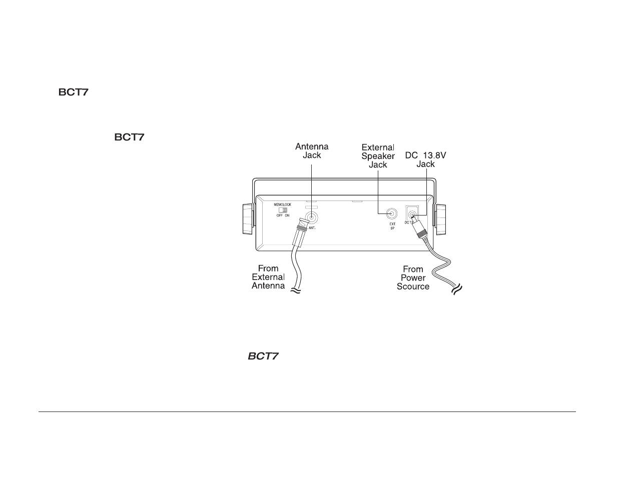 Connecting the power 26 | Uniden BcT7 User Manual | Page 26 / 39