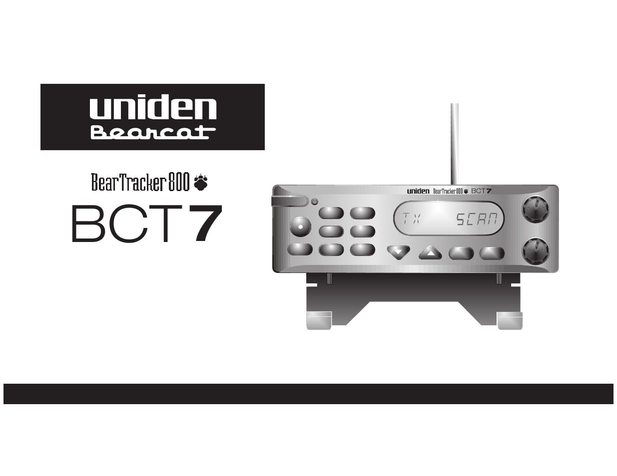Cover, Bct 7, Operating guide | Uniden BcT7 User Manual | Page 35 / 39