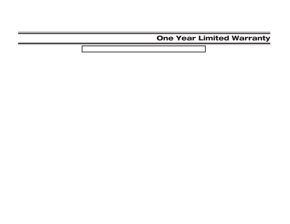 One-year limited warranty, One year limited warranty | Uniden BcT7 User Manual | Page 39 / 39