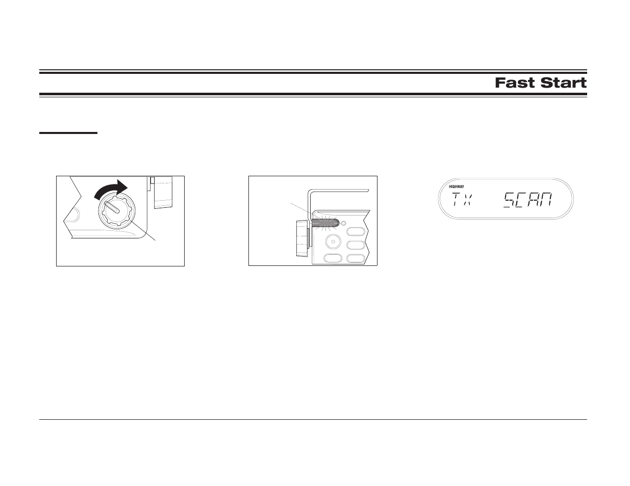 Fast start 7, Power on 7, Fast start | Power on | Uniden BcT7 User Manual | Page 7 / 39