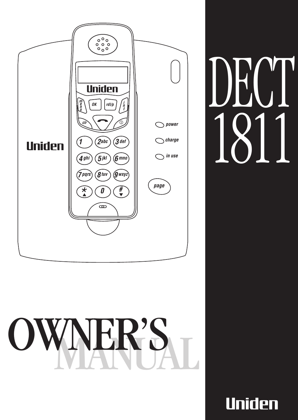 Uniden DECT 1811 User Manual | 28 pages