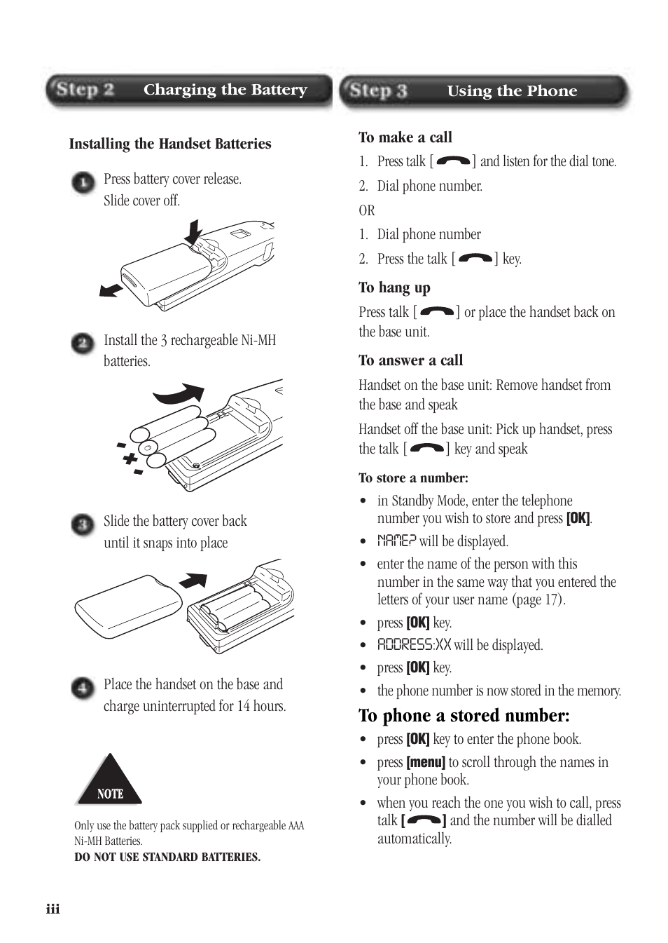 Uniden DECT 1811 User Manual | Page 4 / 28