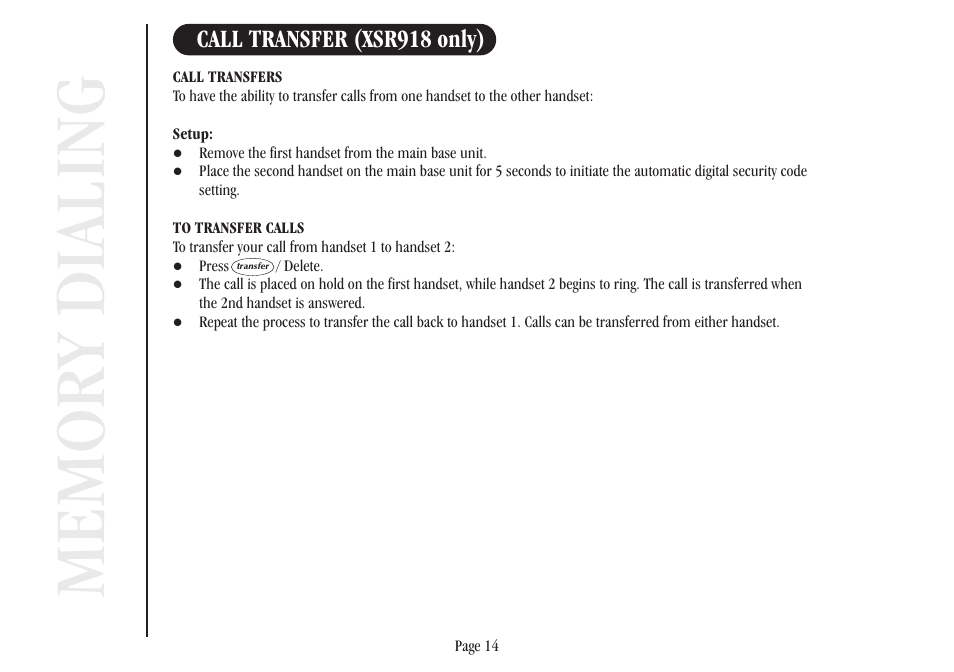 Uniden XSR917/918 User Manual | Page 22 / 36