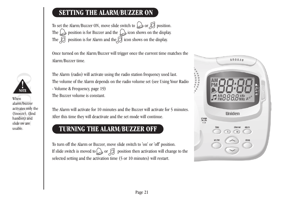 Ra dio | Uniden XSR917/918 User Manual | Page 29 / 36