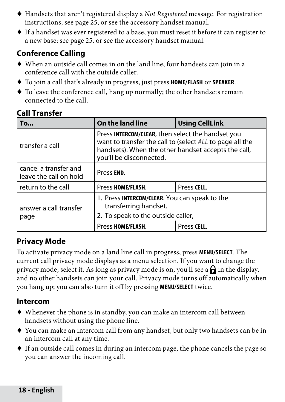 Uniden D3580 User Manual | Page 18 / 28