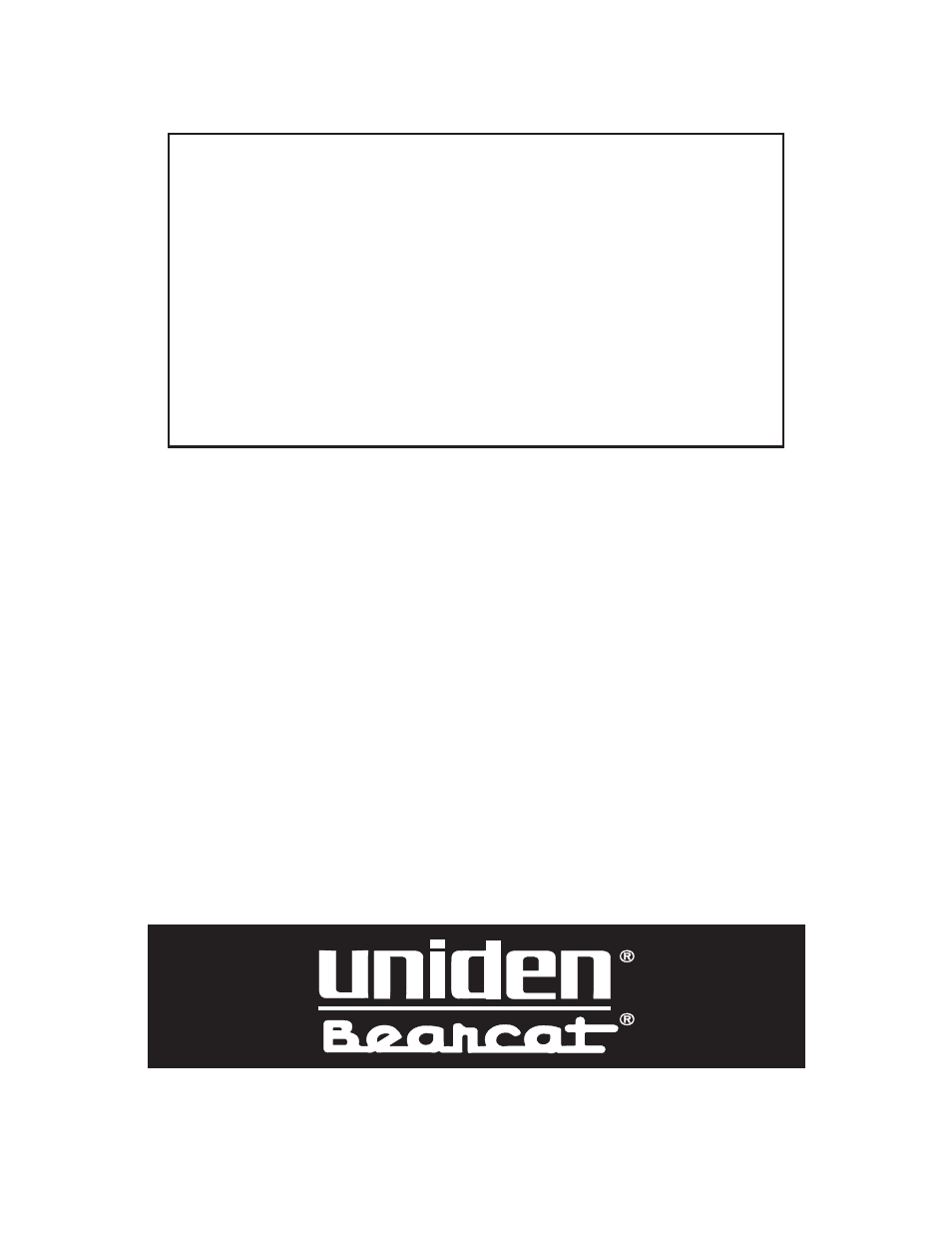 Back cover, Terms and definitions | Uniden BCT-10 User Manual | Page 40 / 40