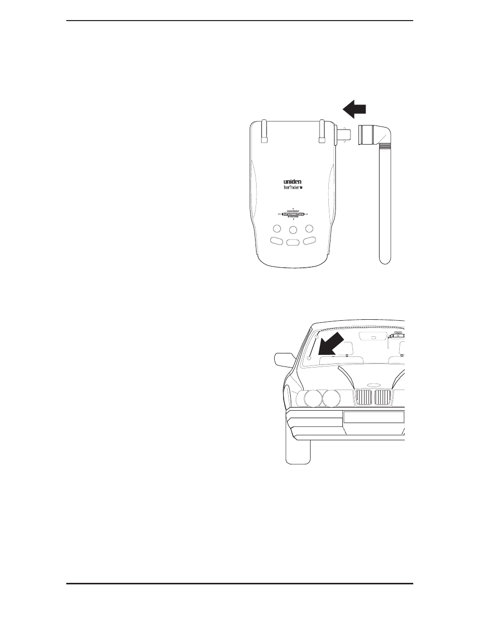 Installing the antenna 6, Bct-10 antenna 6, Flexible mobile antenna 6 | Installing the antenna, Installation 6 | Uniden BCT-10 User Manual | Page 6 / 40
