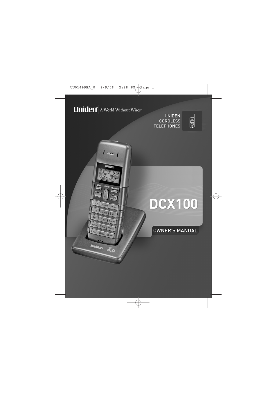 Uniden DCX100 User Manual | 12 pages