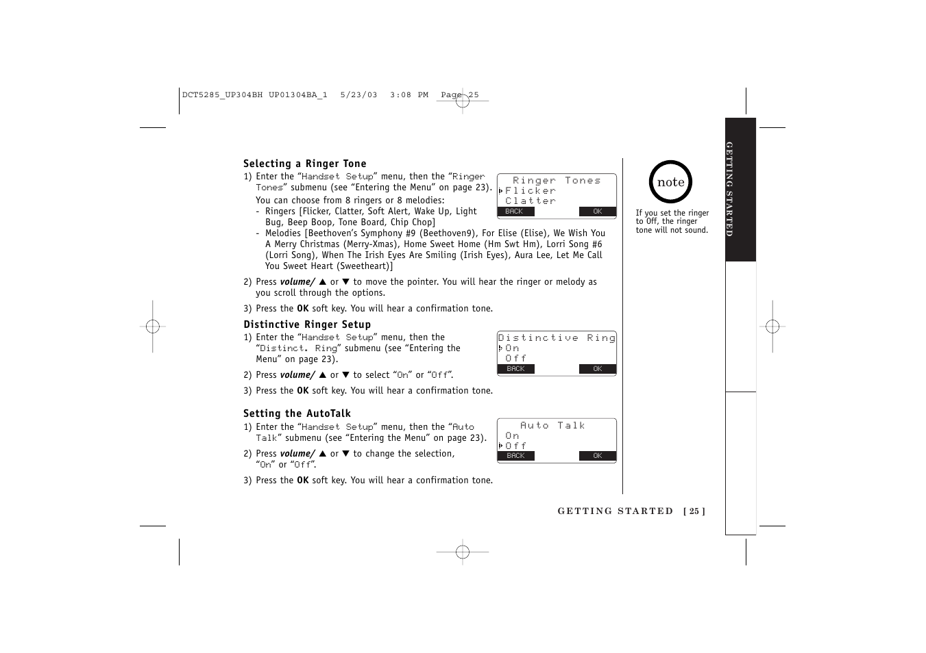 Uniden DCT5285 User Manual | Page 27 / 84