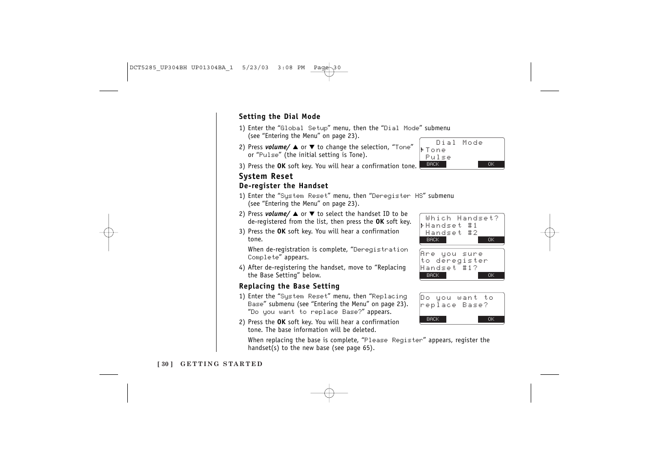 Uniden DCT5285 User Manual | Page 32 / 84