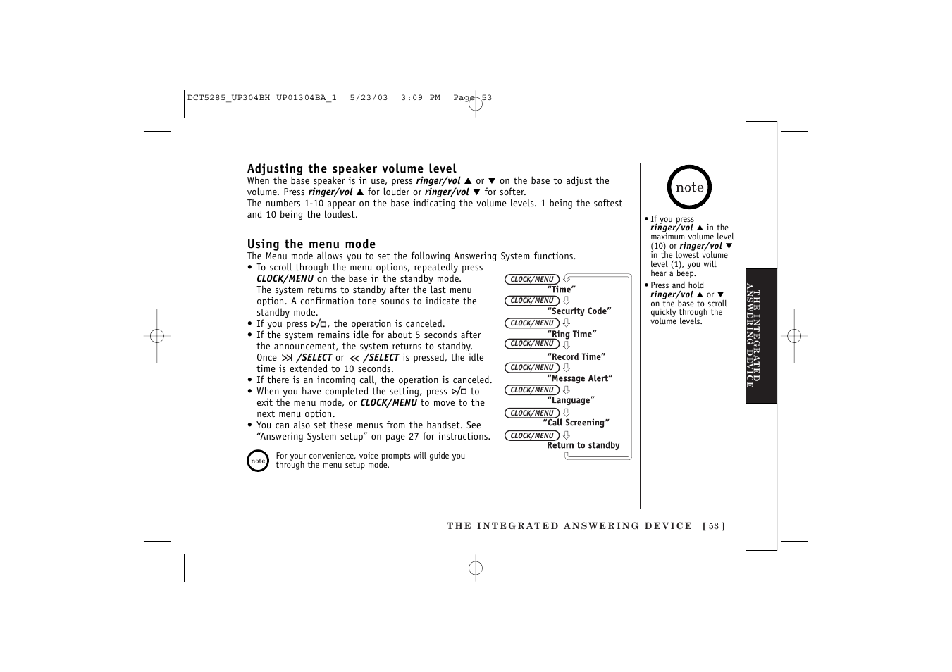 Uniden DCT5285 User Manual | Page 55 / 84
