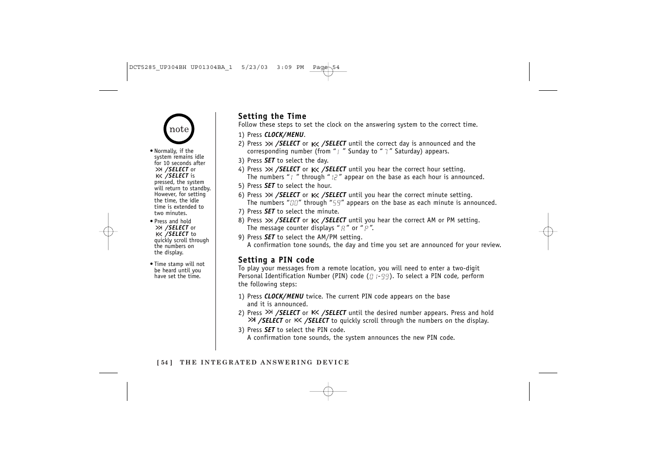 Uniden DCT5285 User Manual | Page 56 / 84