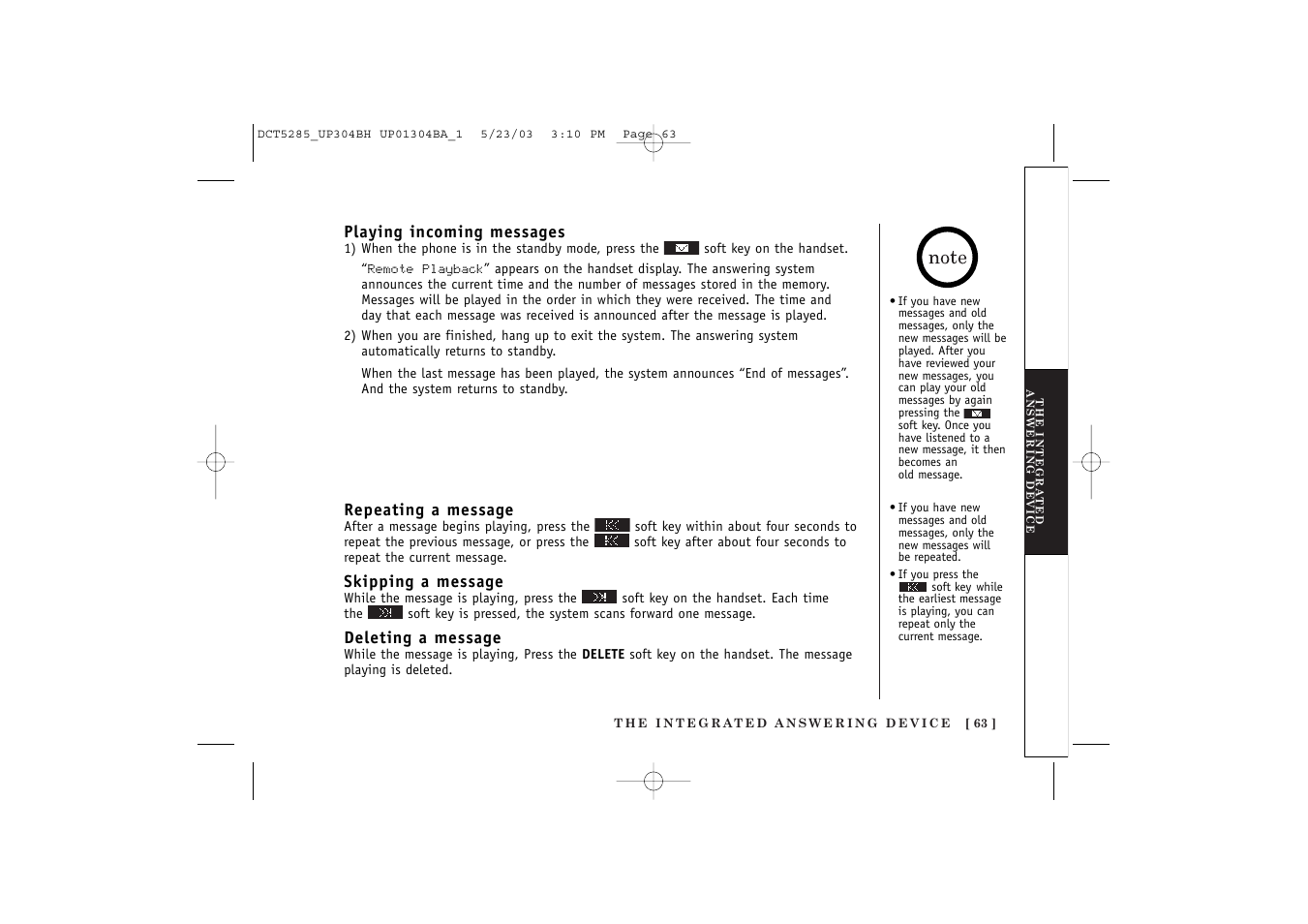 Uniden DCT5285 User Manual | Page 65 / 84