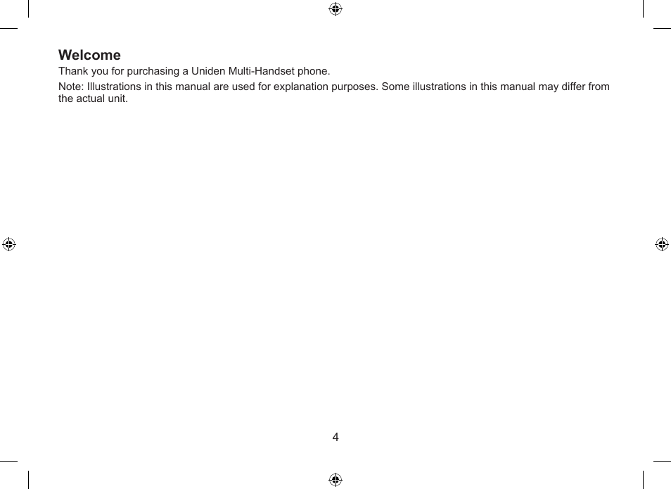 Welcome | Uniden DSS7955+1 User Manual | Page 5 / 84