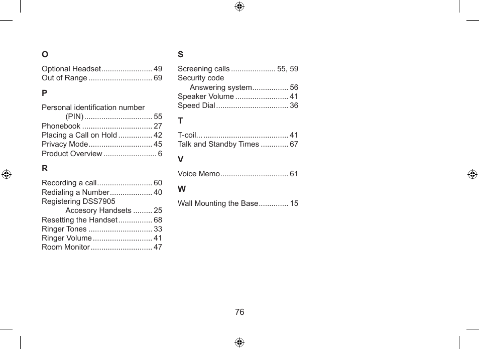 Uniden DSS7955+1 User Manual | Page 77 / 84
