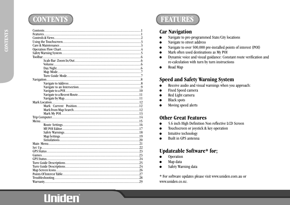 Uniden GNS8600 User Manual | Page 8 / 40