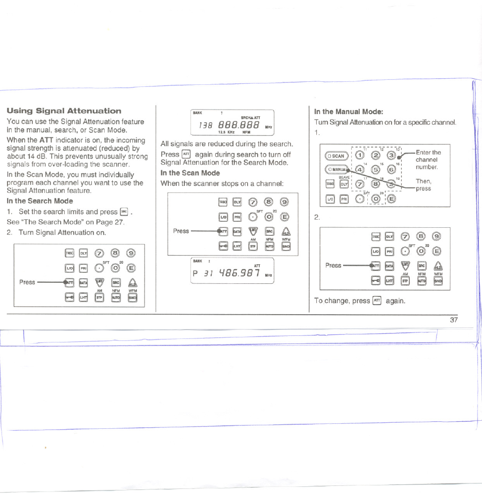 0 0 o, B 0 0 0 0 | Uniden UBC3000XLT User Manual | Page 41 / 50