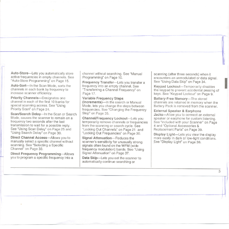 Uniden UBC3000XLT User Manual | Page 7 / 50