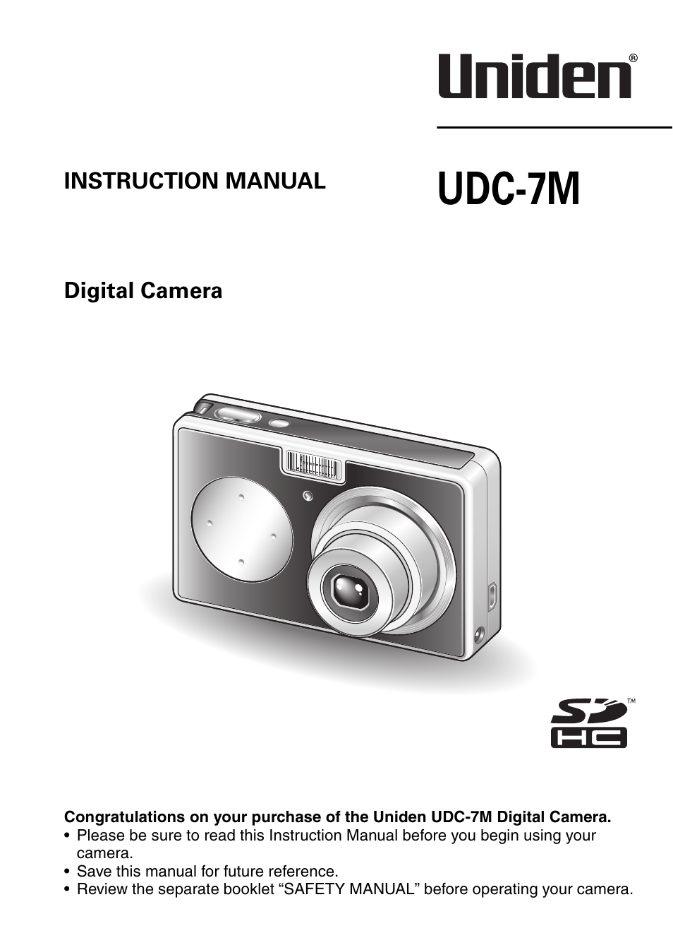 Uniden UDC-7M User Manual | 140 pages