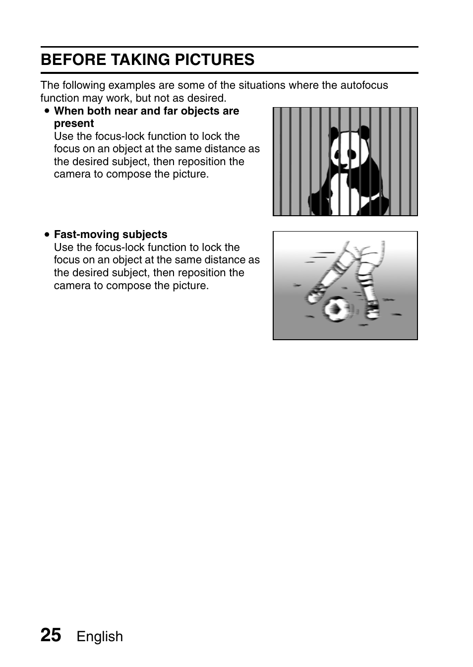 Before taking pictures | Uniden UDC-7M User Manual | Page 31 / 140