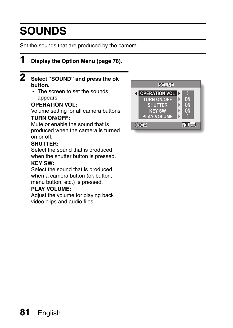 Sounds, English | Uniden UDC-7M User Manual | Page 87 / 140