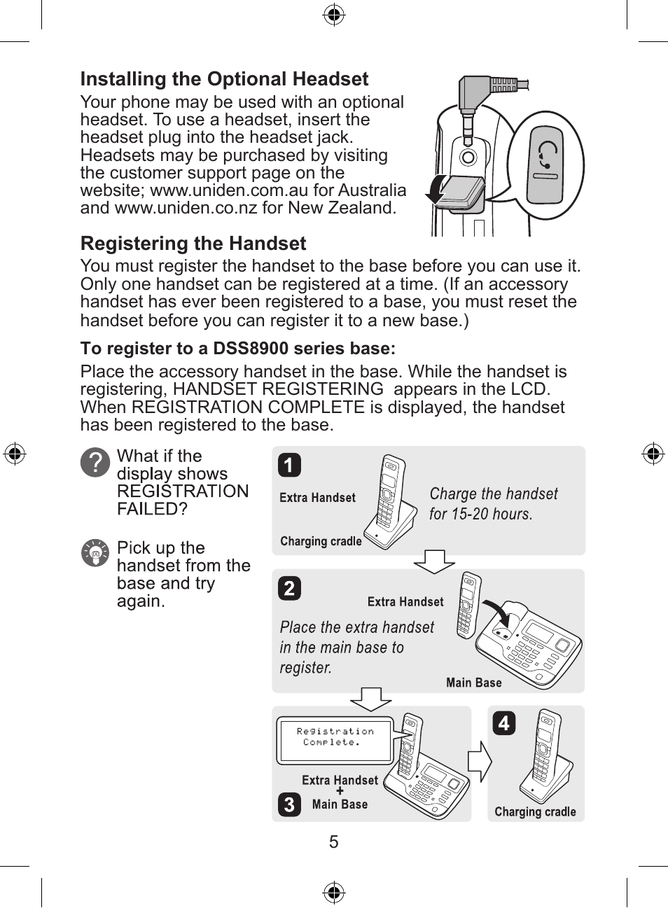 Uniden DSS8905 User Manual | Page 6 / 24