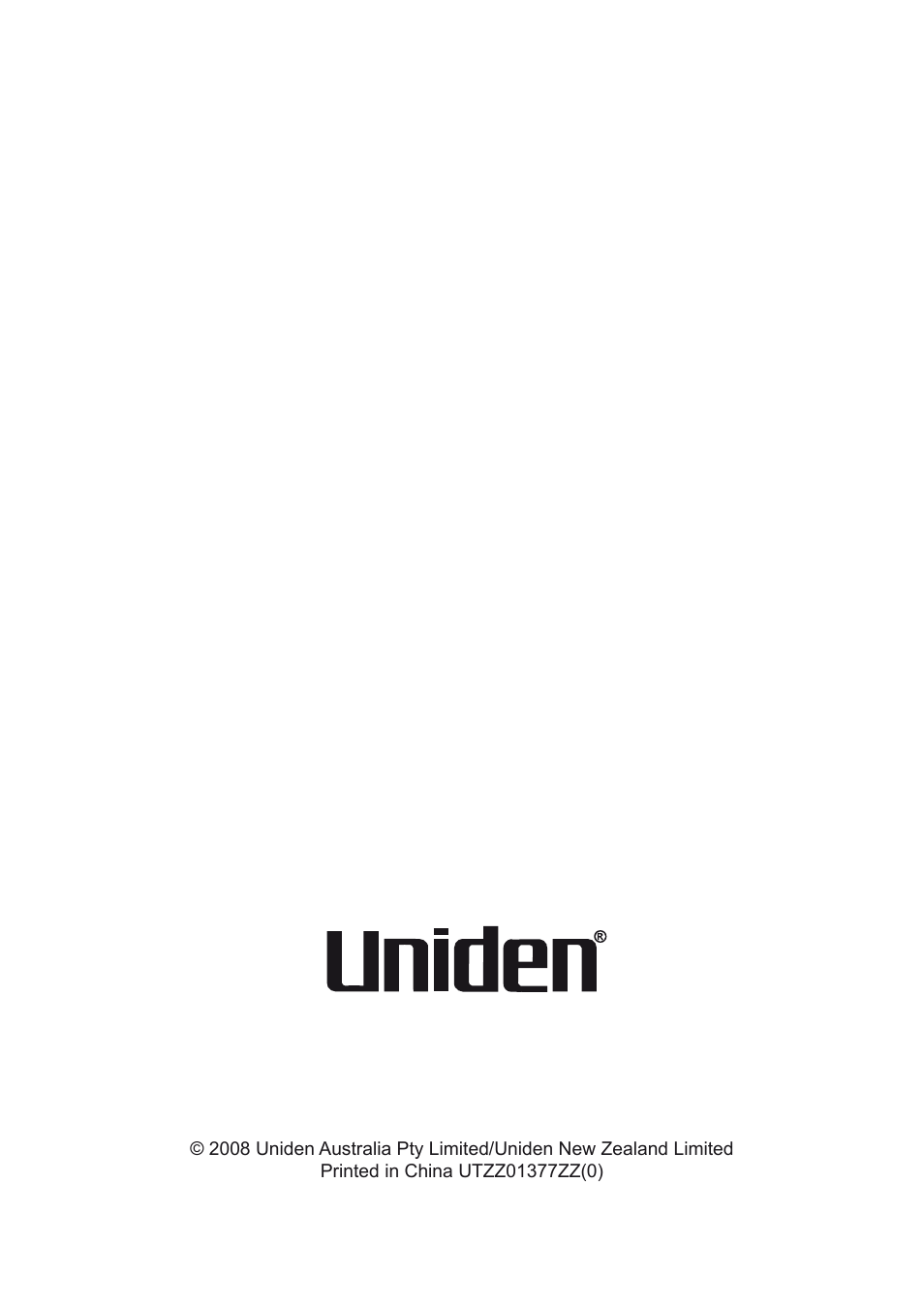 Uniden PRO630XL User Manual | Page 28 / 28