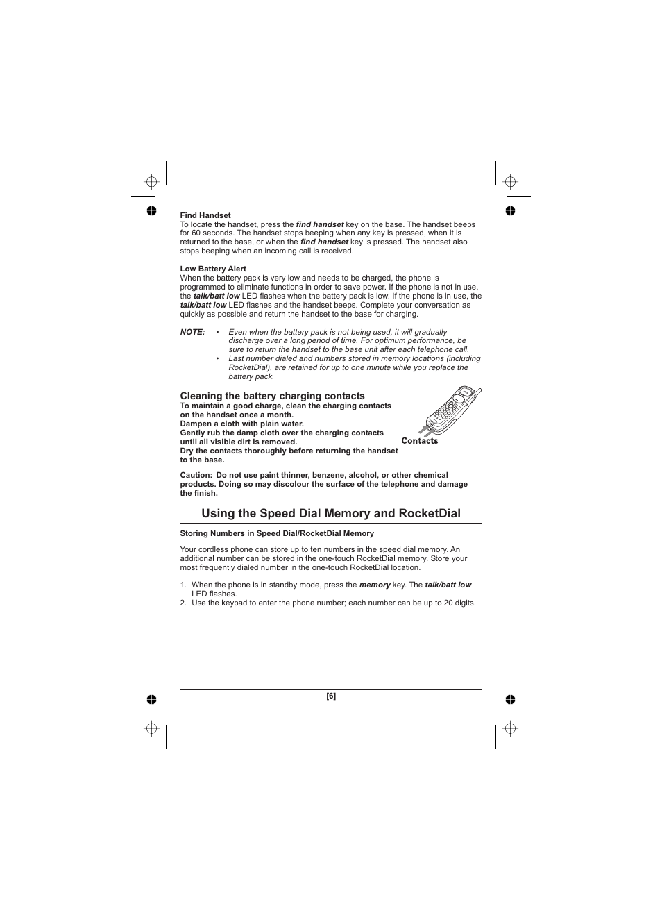 Uniden XS1210 User Manual | Page 7 / 12