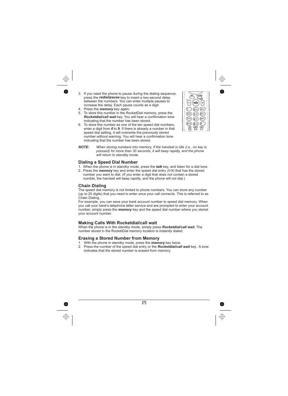 Uniden XS1210 User Manual | Page 8 / 12
