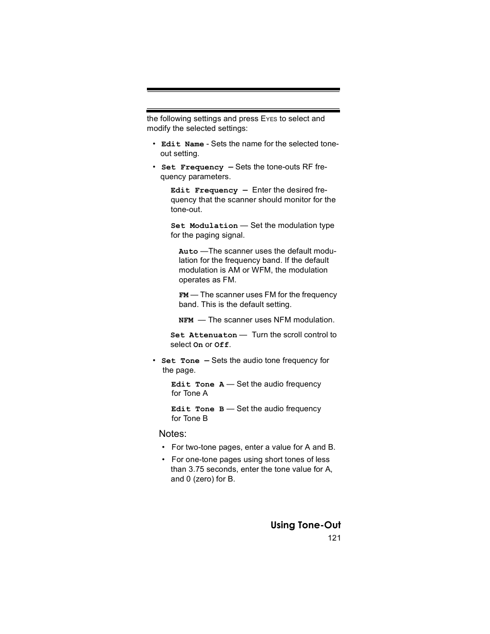 Uniden BR330T User Manual | Page 121 / 156