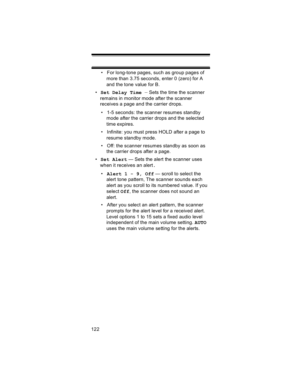 Uniden BR330T User Manual | Page 122 / 156