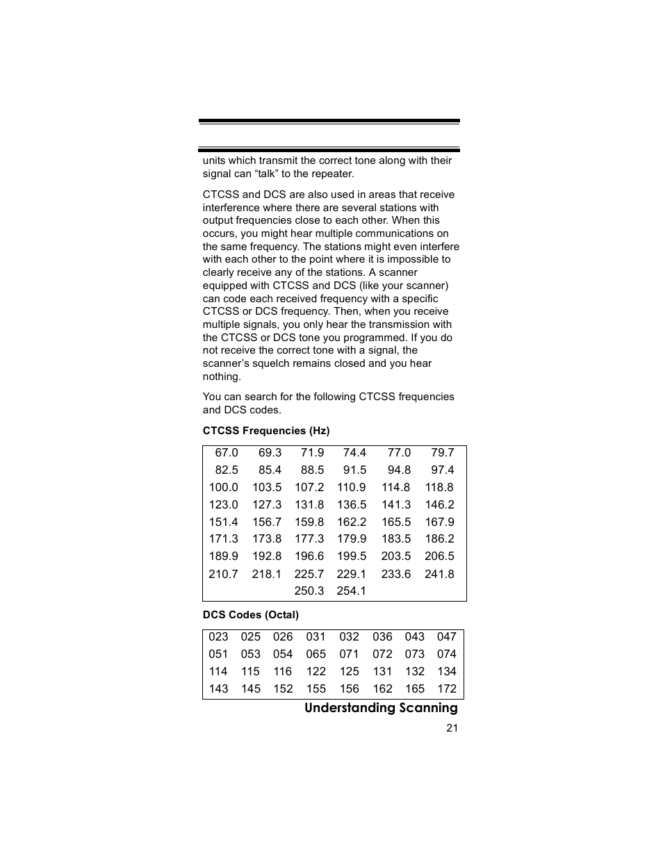 Uniden BR330T User Manual | Page 21 / 156