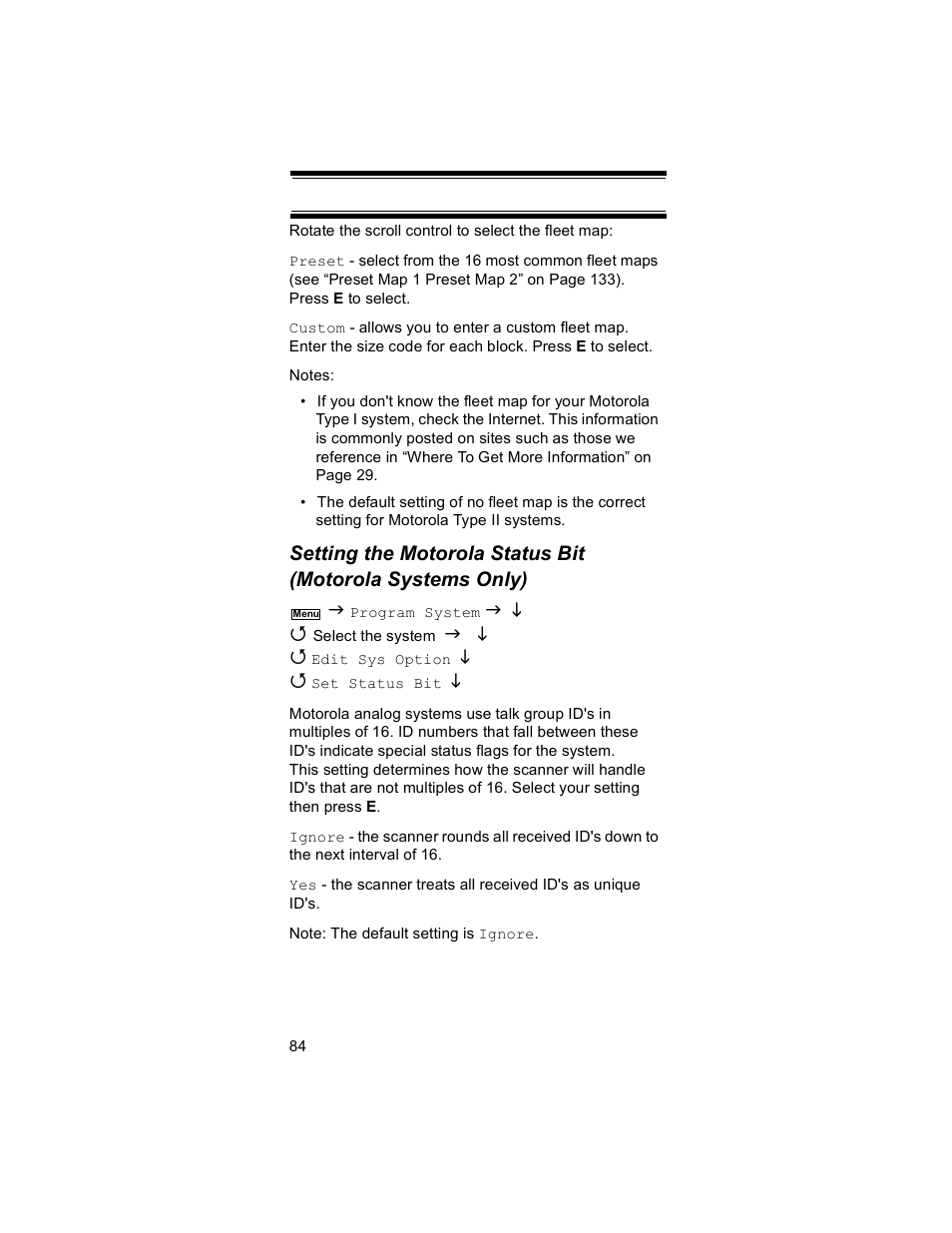 Uniden BR330T User Manual | Page 84 / 156